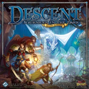 Boîte du jeu Descent: Voyages dans les Ténèbres (Seconde edition)