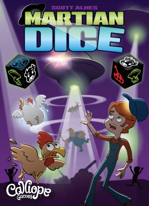 Boîte du jeu Martian Dice